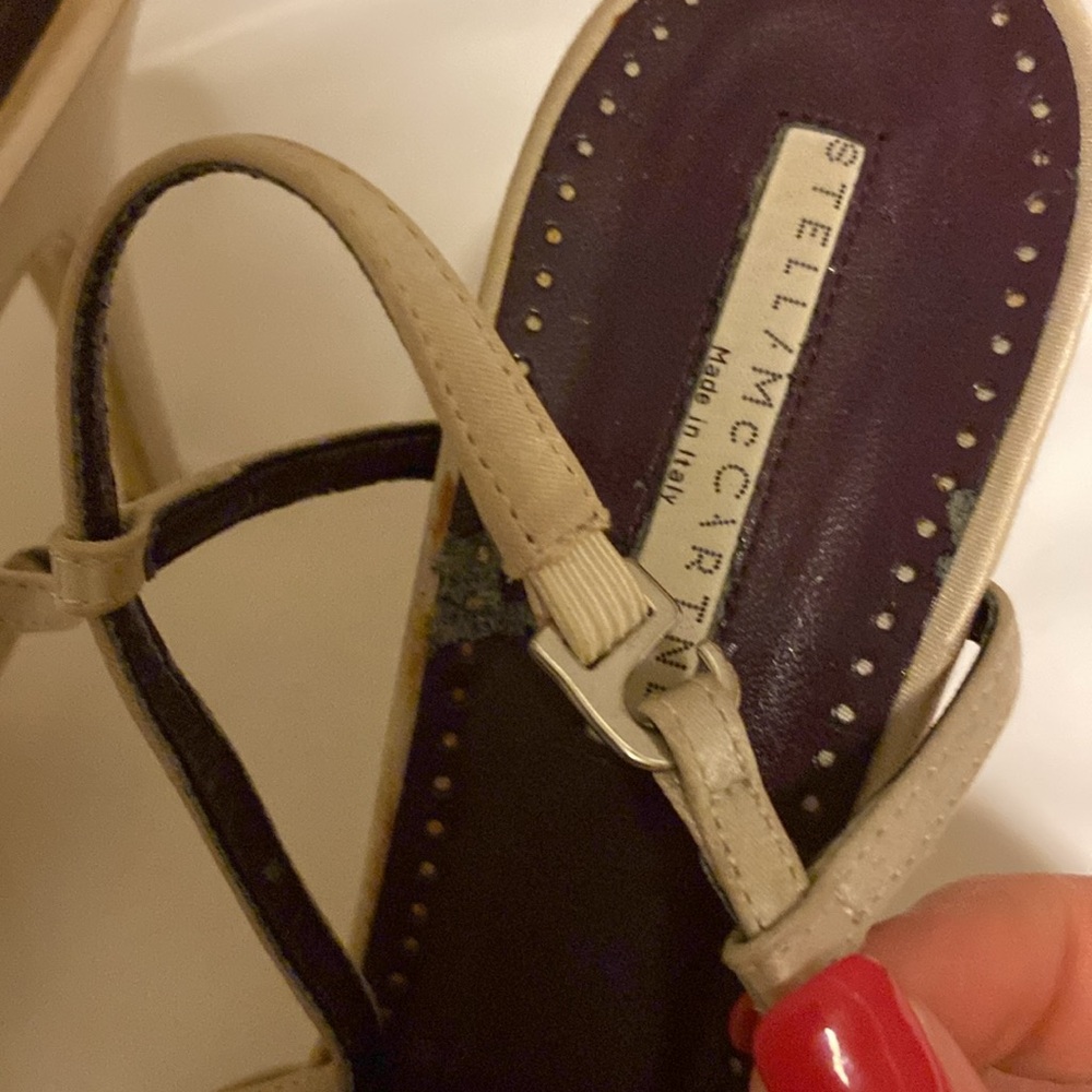 Stella McCartney strappy sandals heels size 39.5 - Picture 8 of 16